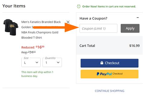 golden state warriors store coupon code
